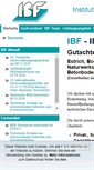 Mobile Screenshot of ibf-troisdorf.de