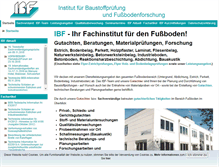 Tablet Screenshot of ibf-troisdorf.de